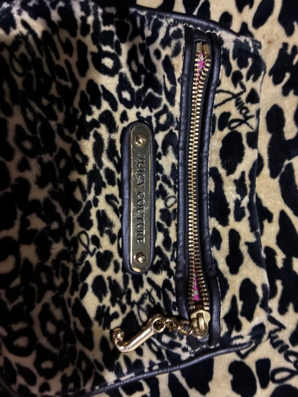 💖🔥 VINTAGE VELOUR LEOPARD JUICY COUTURE PURSE – RARE  LEOPARD PRINT! 🔥💖